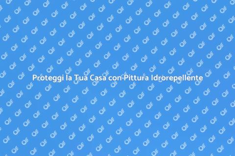 Pittura Muri Esterni Idrorepellente