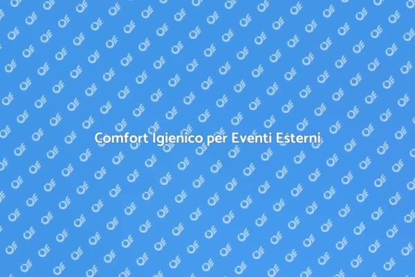 Affitta Servizi Igienici per il Tuo Evento