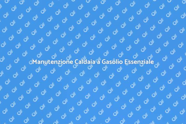 Verifica Periodica della Caldaia a Gasolio