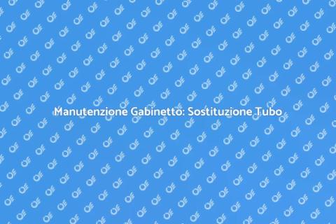 Sostituire il Tubo di Alimentazione