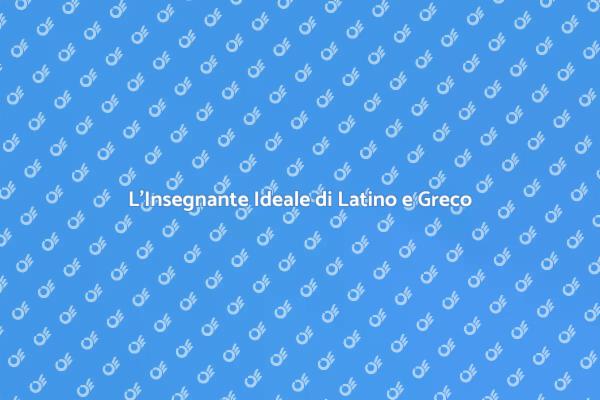 Il Ruolo dell'Insegnante di Lingue Antiche