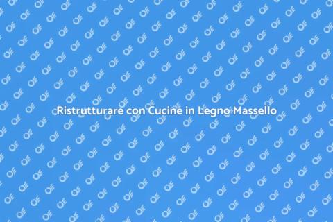 Cucina Rustica in Legno Massello