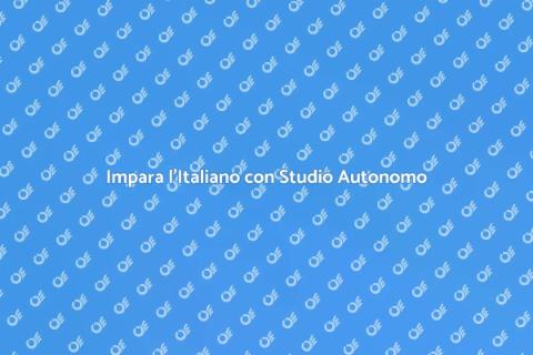 Corso di Italiano con Attività Autonome