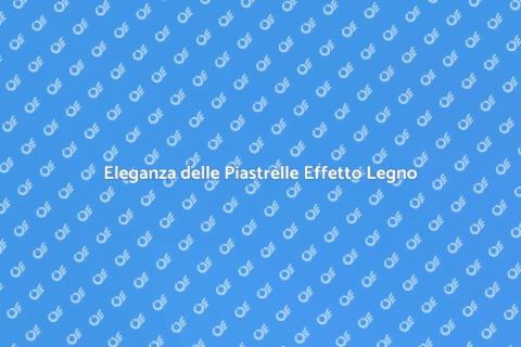 Piastrelle Effetto Legno per Uffici