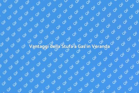 Stufa a Gas Moderna in Veranda
