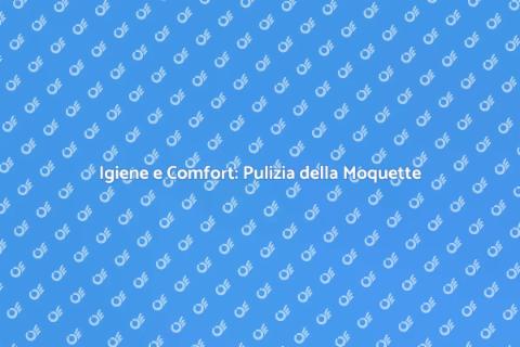 Pulizia Professionale della Moquette