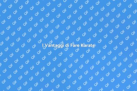 Frequentare una Lezione di Karate