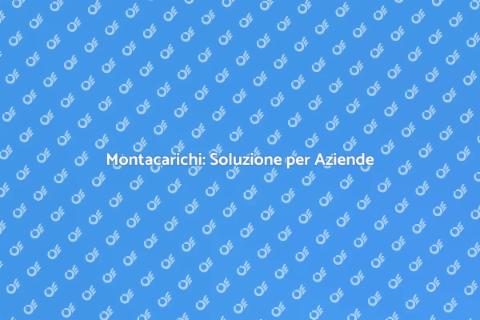 Montacarichi Commerciale: Investimento Chiave