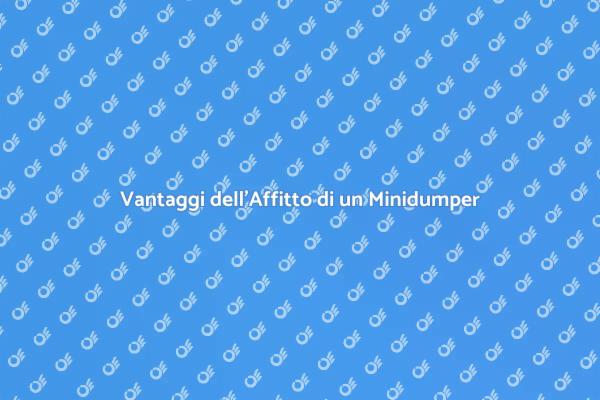 Minidumper: Soluzione per Ogni Progetto