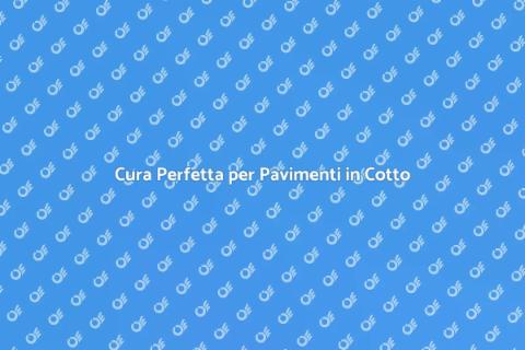 Detergente per Pavimenti in Cotto