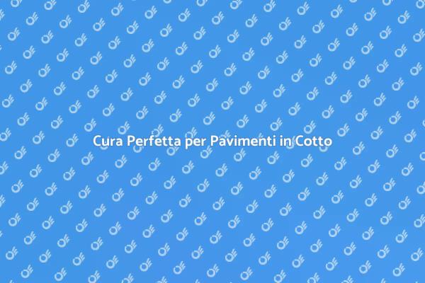 Il Segreto per Pavimenti in Cotto Puliti
