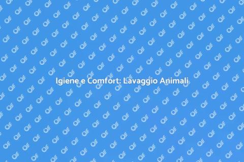 Lavaggio a Secco per Animali Domestici