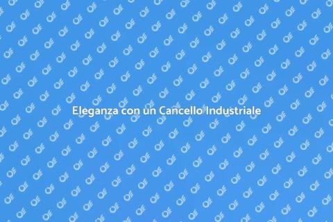 Cancello in Stile Industriale