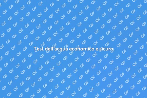 L'importanza di testare l'acqua in casa