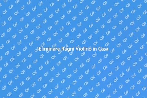 Sterminare Ragni Violino: Guida Pratica