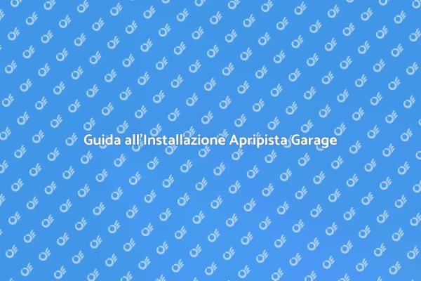 Installazione Apripista Garage Facile