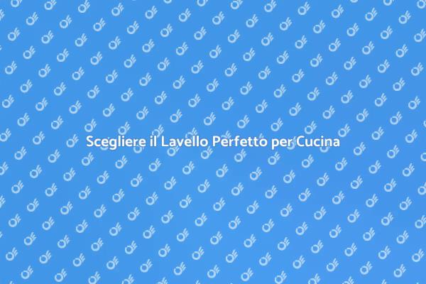 Lavello in Cucina: Funzionalità e Stile