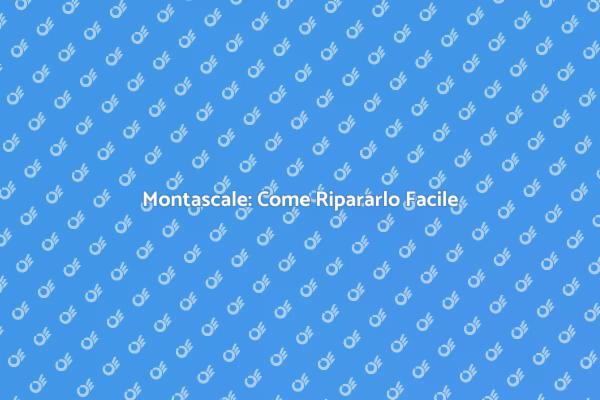 Montascale: Soluzioni per la Riparazione