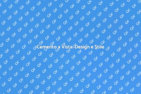 Installare Cemento a Vista: Eleganza
