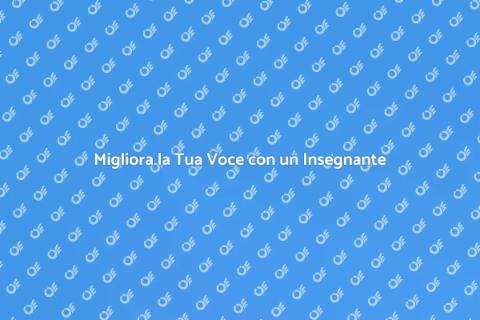 Assumere un Insegnante di Canto