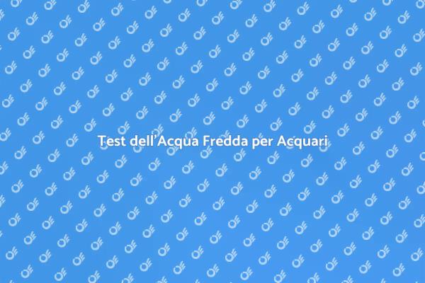 Essenziale Kit per Acquari Sani