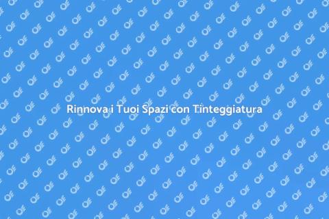 Tinteggiatura per Interni e Esterni