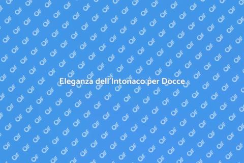 Intonaco per Doccia in Muratura