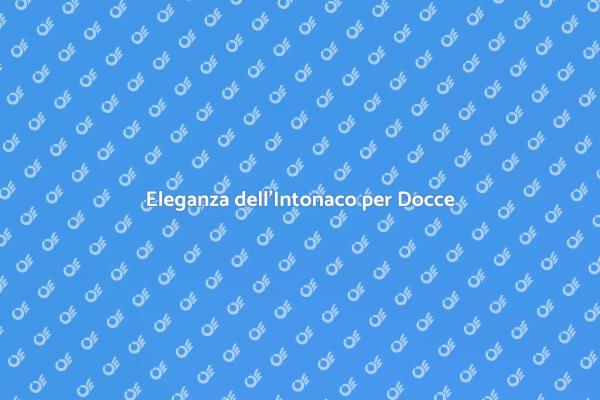 Intonaco in Muratura: un Must per il Bagno