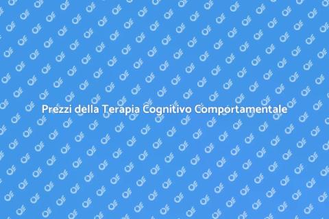 Costo Terapia Cognitivo Comportamentale