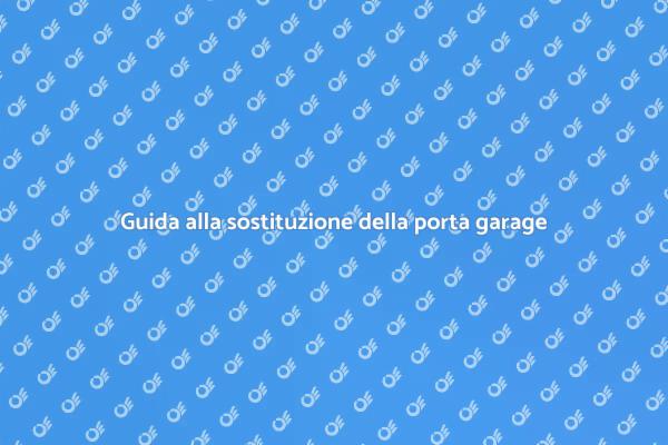 Rinnova la tua porta di garage oggi!