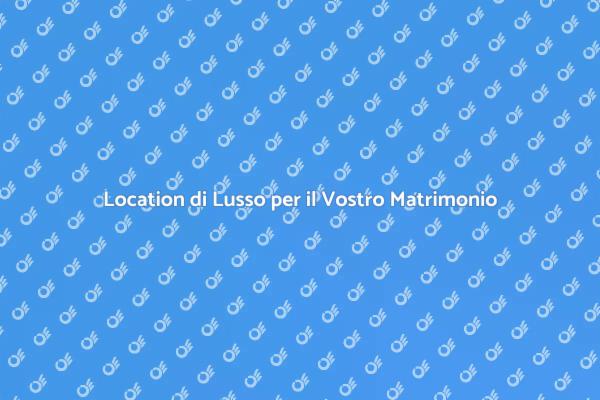 Matrimonio da Sogno in Country House