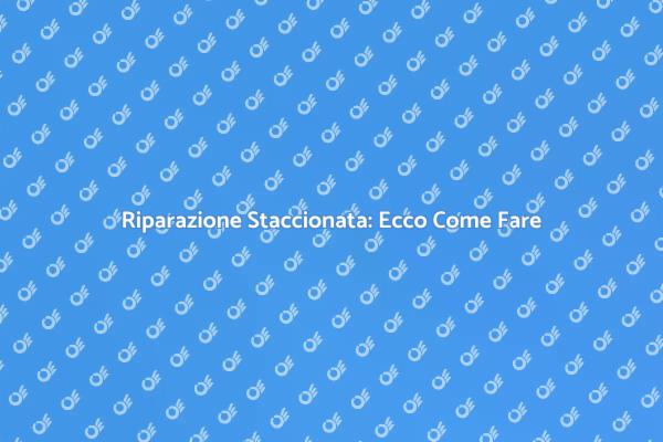 Rinnova la Tua Staccionata Oggi!