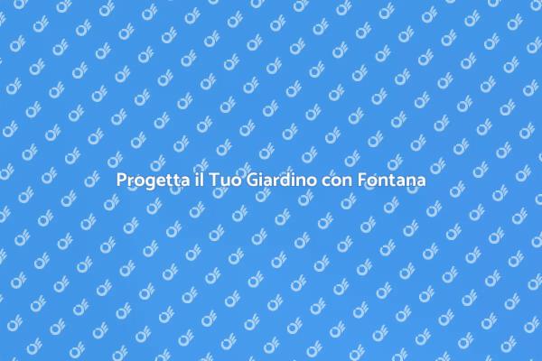 Creare Magia con un Giardino e Fontana