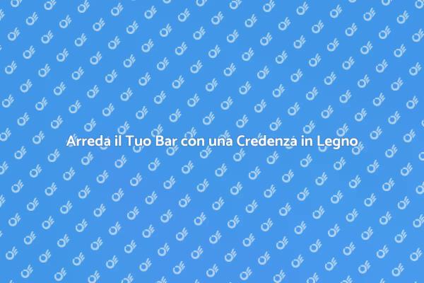 Eleganza e Funzionalità: Credenza in Legno