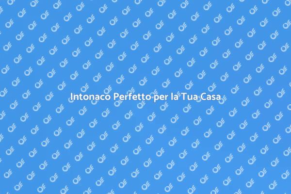 L'Arte di Stendere l'Intonaco