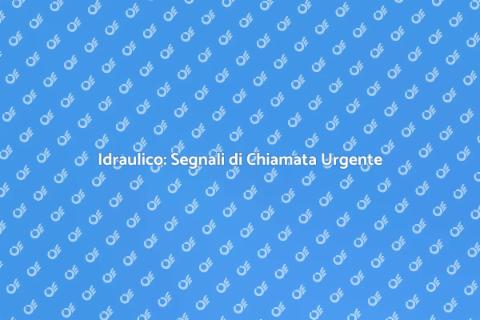 Contattare l'Idraulico: Quando Farlo