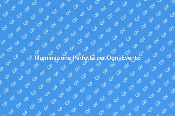 Trasforma i Tuoi Eventi con le Luci