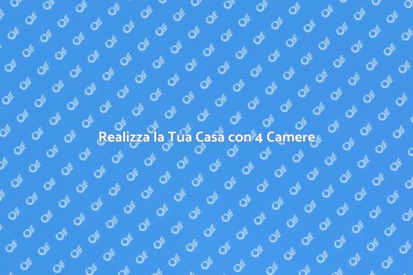 Costruzione di una Casa con 4 Camere