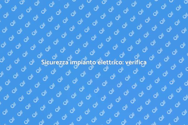 Controllo della conformità elettrica