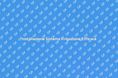 Sistema di Irrigazione per Piante