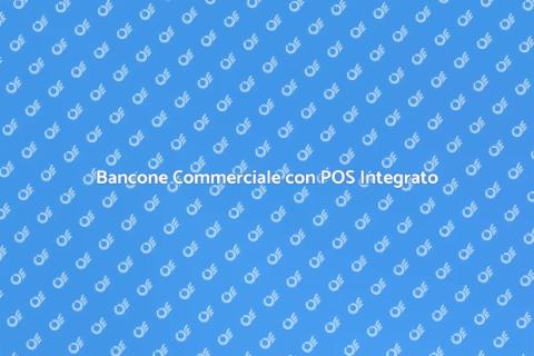 Bancone per Negozio con Supporto POS