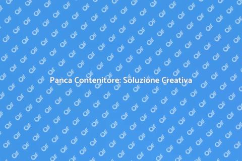 Panca Contenitore: Organizzazione Stile