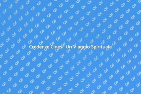 Religione Cinese: Tradizione e Modernità