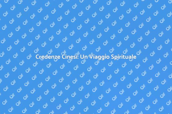 La Spiritualità della Religione Cinese