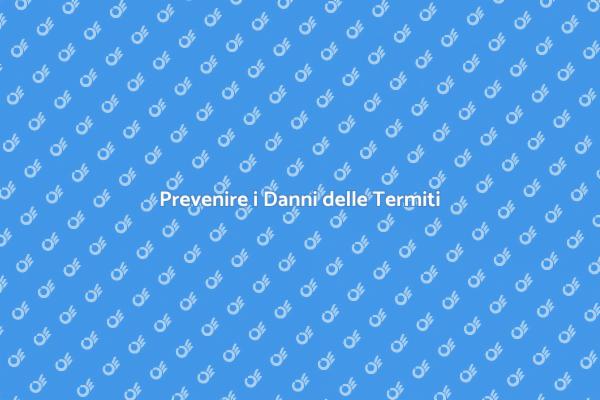 Termiti: Proteggi la Tua Casa