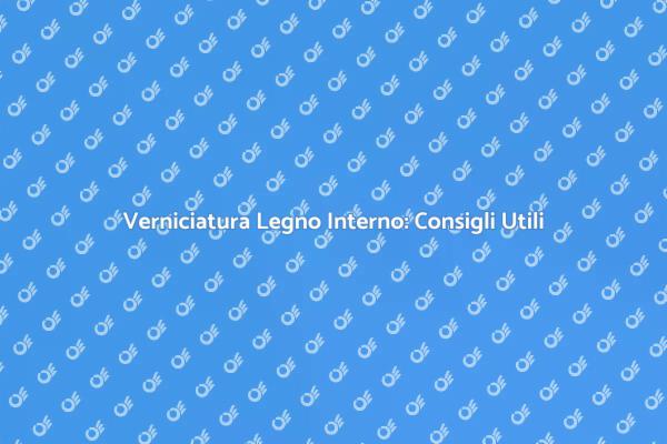 Come Verniciare il Legno da Interno