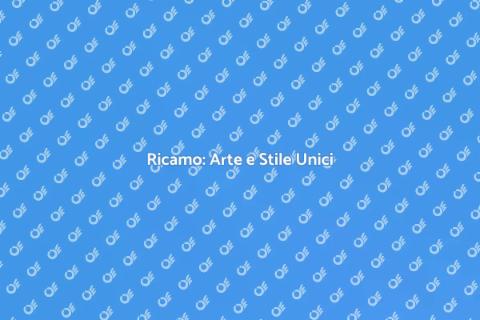 Servizio di Ricamo Personalizzato