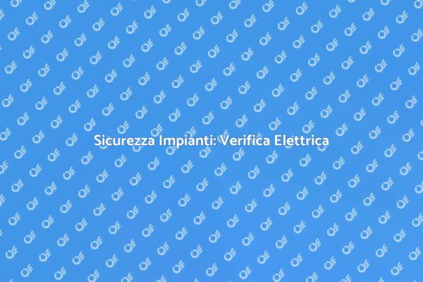 Controllo Compatibilità Elettrica Pannello