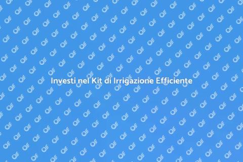 Kit Irrigazione a Goccia per Giardini