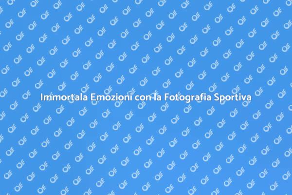 Fotografia Sportiva: Cattura Ogni Momento